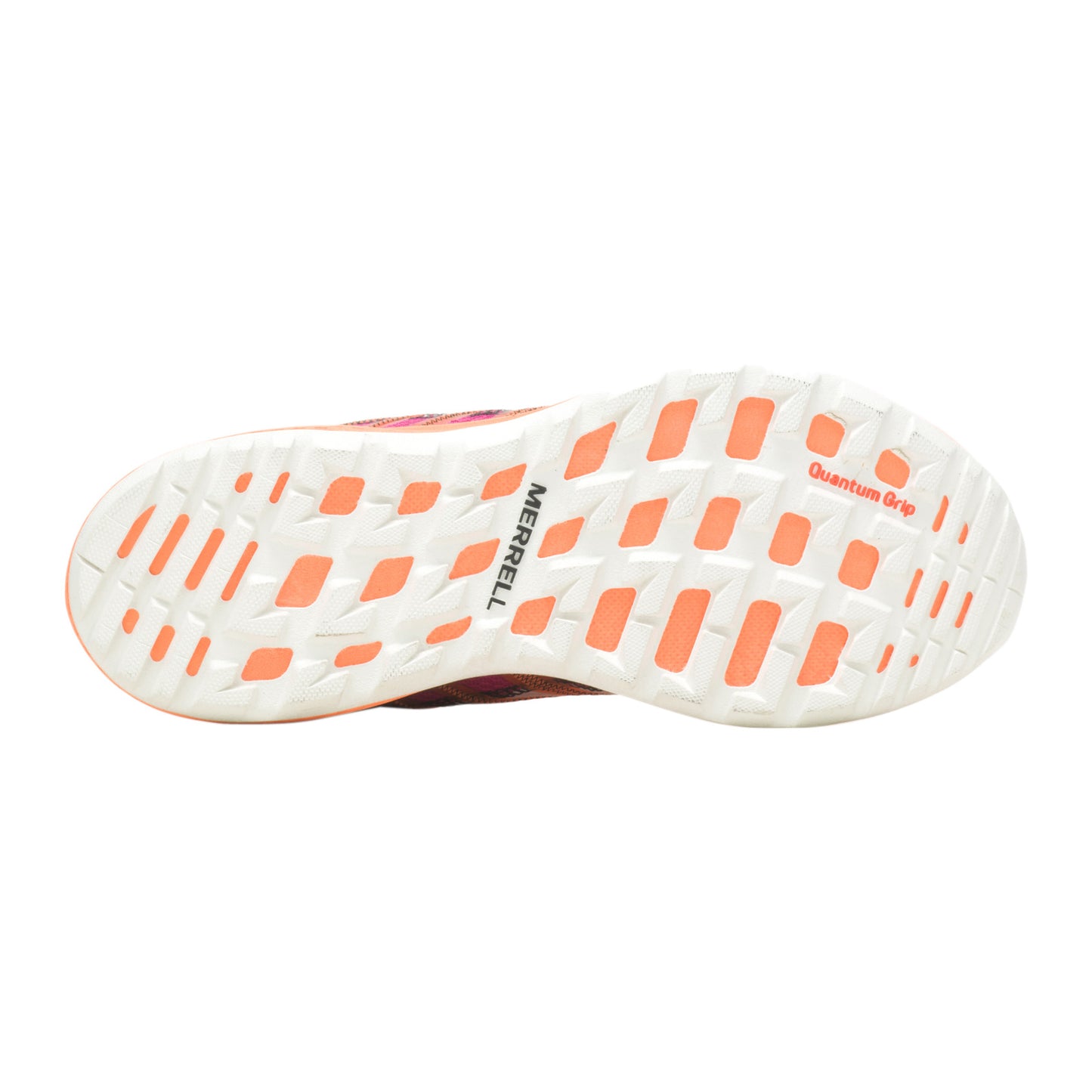 Peltz Shoes  Women's Merrell Bravada 2 Breeze Hiking Shoe White Orange Pink J037082