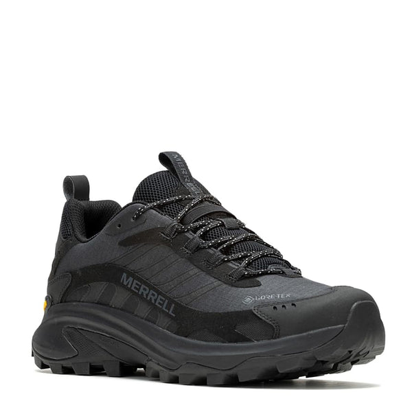 MERRELL MOAB SPEED 2 GTX 30cm BLACK メレル Men's Merrell, Moab Speed 2 GTX Hiking Shoe - Wide Width — Peltz Shoes