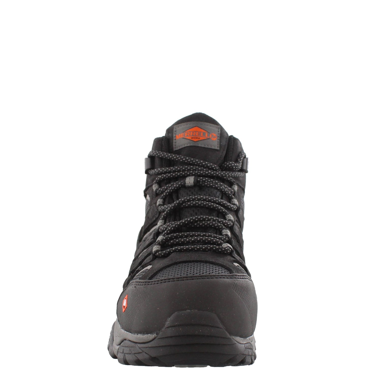 Peltz Shoes  Men's Merrell Moab Vertex Mid Waterproof Comp Toe BLACK J05241