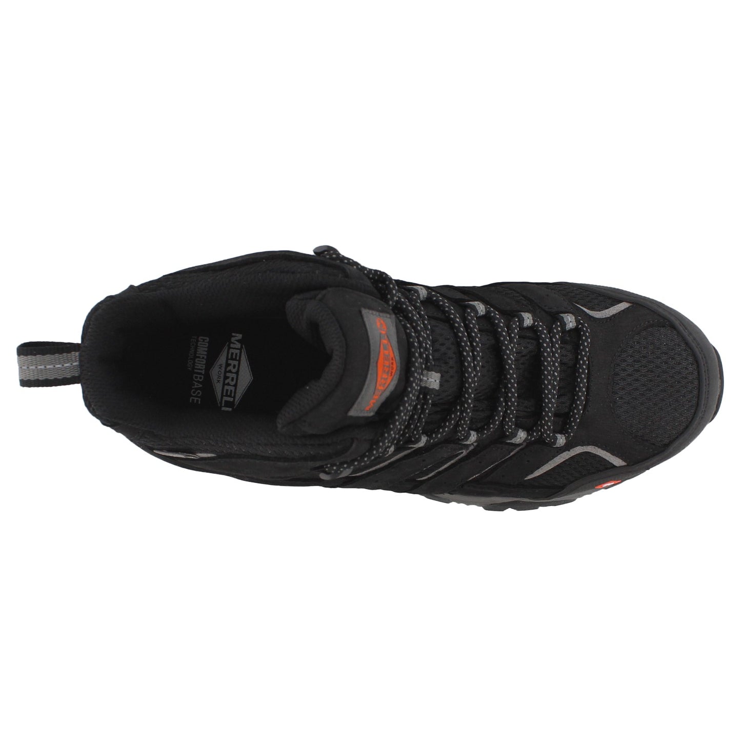 Peltz Shoes  Men's Merrell Moab Vertex Mid Waterproof Comp Toe BLACK J05241