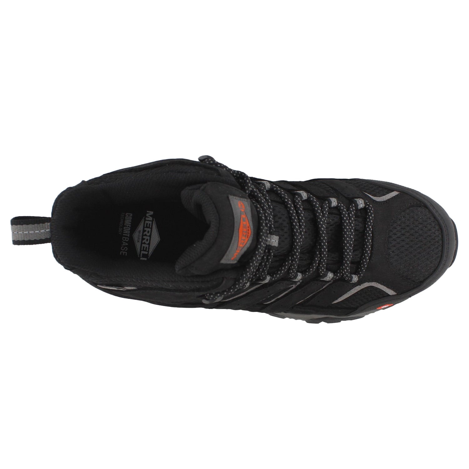 Peltz Shoes  Men's Merrell Moab Vertex Mid Waterproof Comp Toe BLACK J05241