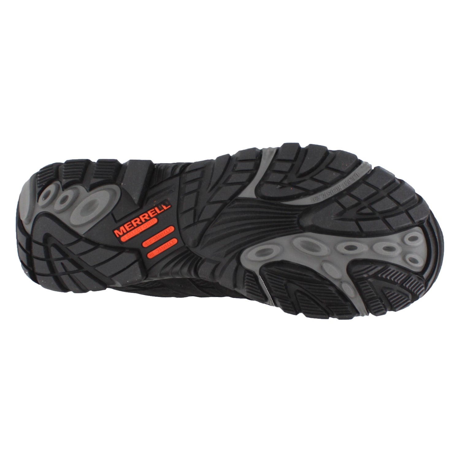Peltz Shoes  Men's Merrell Moab Vertex Mid Waterproof Comp Toe BLACK J05241