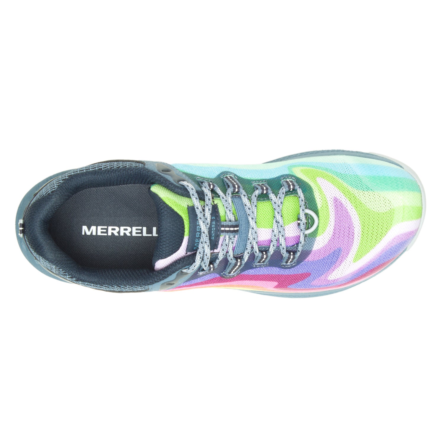 Peltz Shoes  Women's Merrell Antora 3 Trail Running Shoe RAINBOW J067550