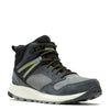 Peltz Shoes  Men's Merrell Wildwood Mid Leather WP Boot Grey J068029