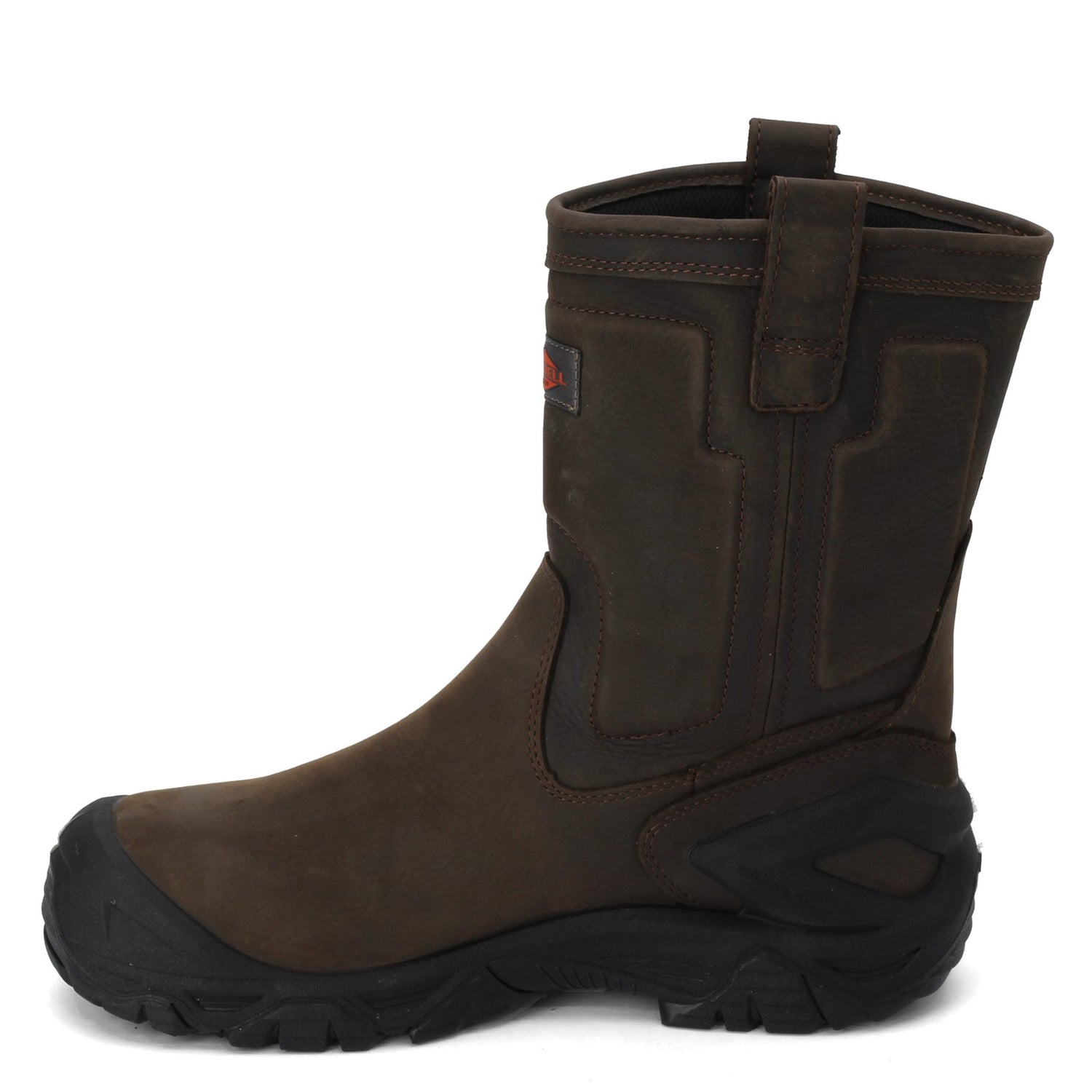 Peltz Shoes  Men's Merrell Work Strongfield Waterproof Comp Toe Work Boot Espresso J099315
