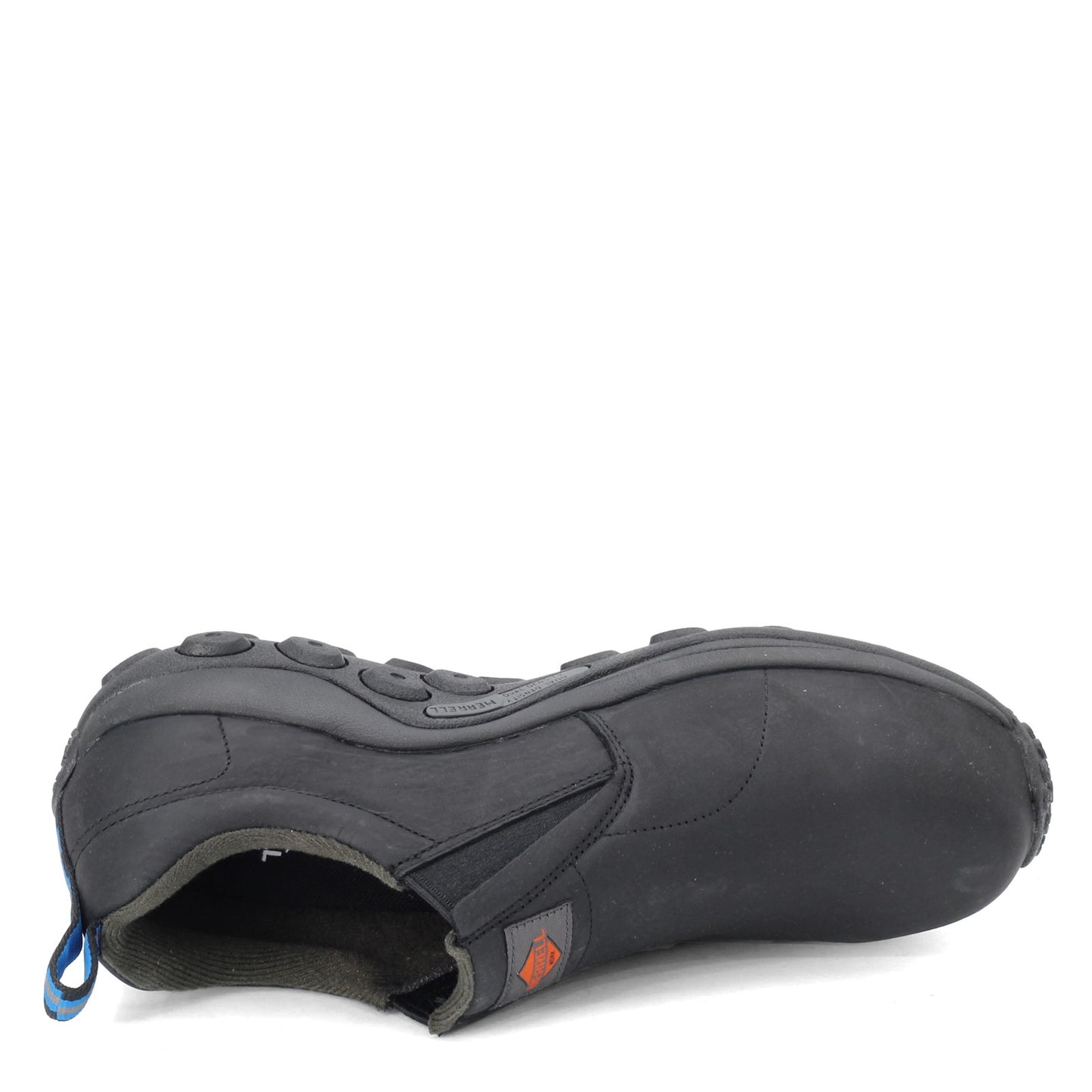 Peltz Shoes  Men's Merrell Jungle Moc Comp Toe Work Shoe BLACK J099317