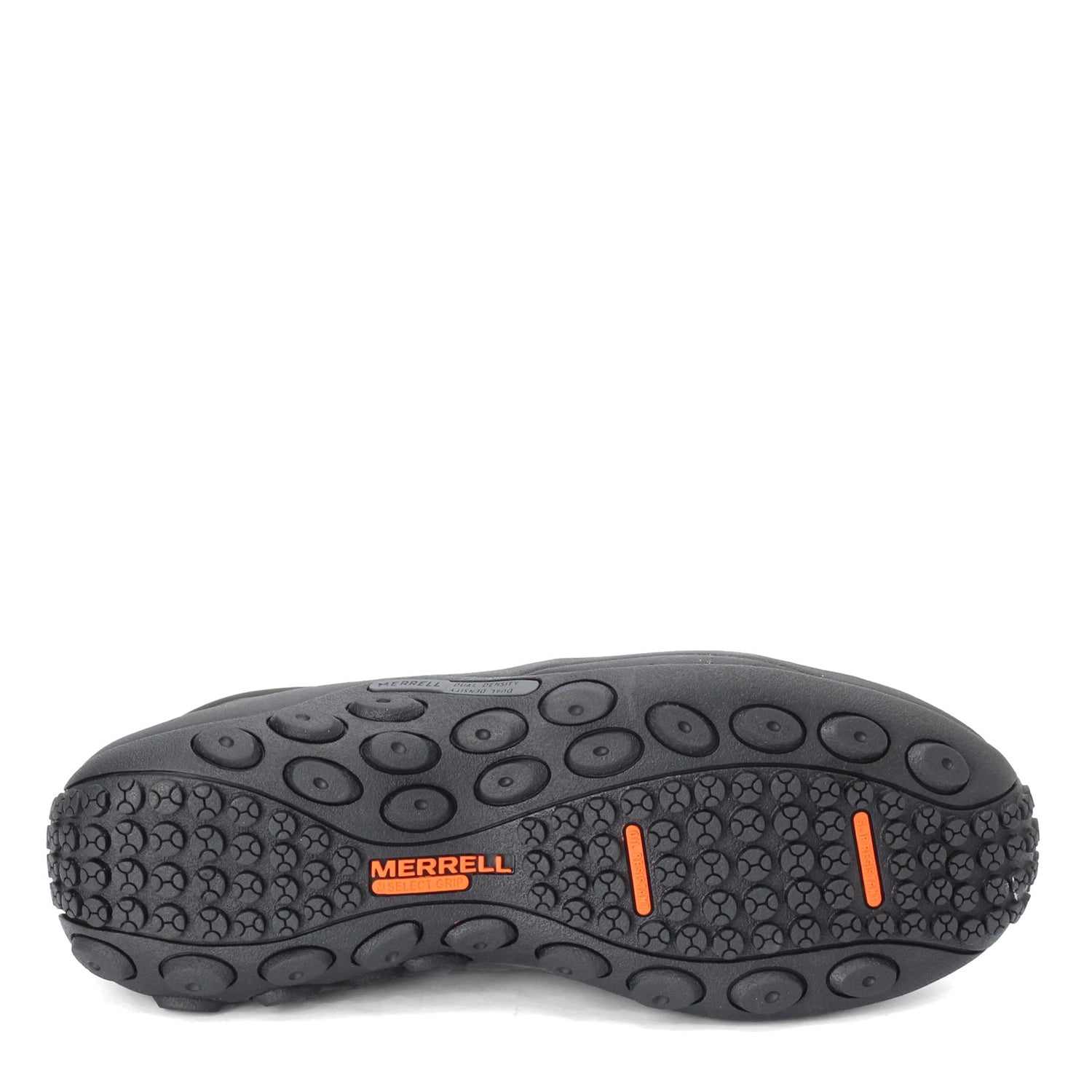 Peltz Shoes  Men's Merrell Jungle Moc Leather SR Work Shoe BLACK J099321