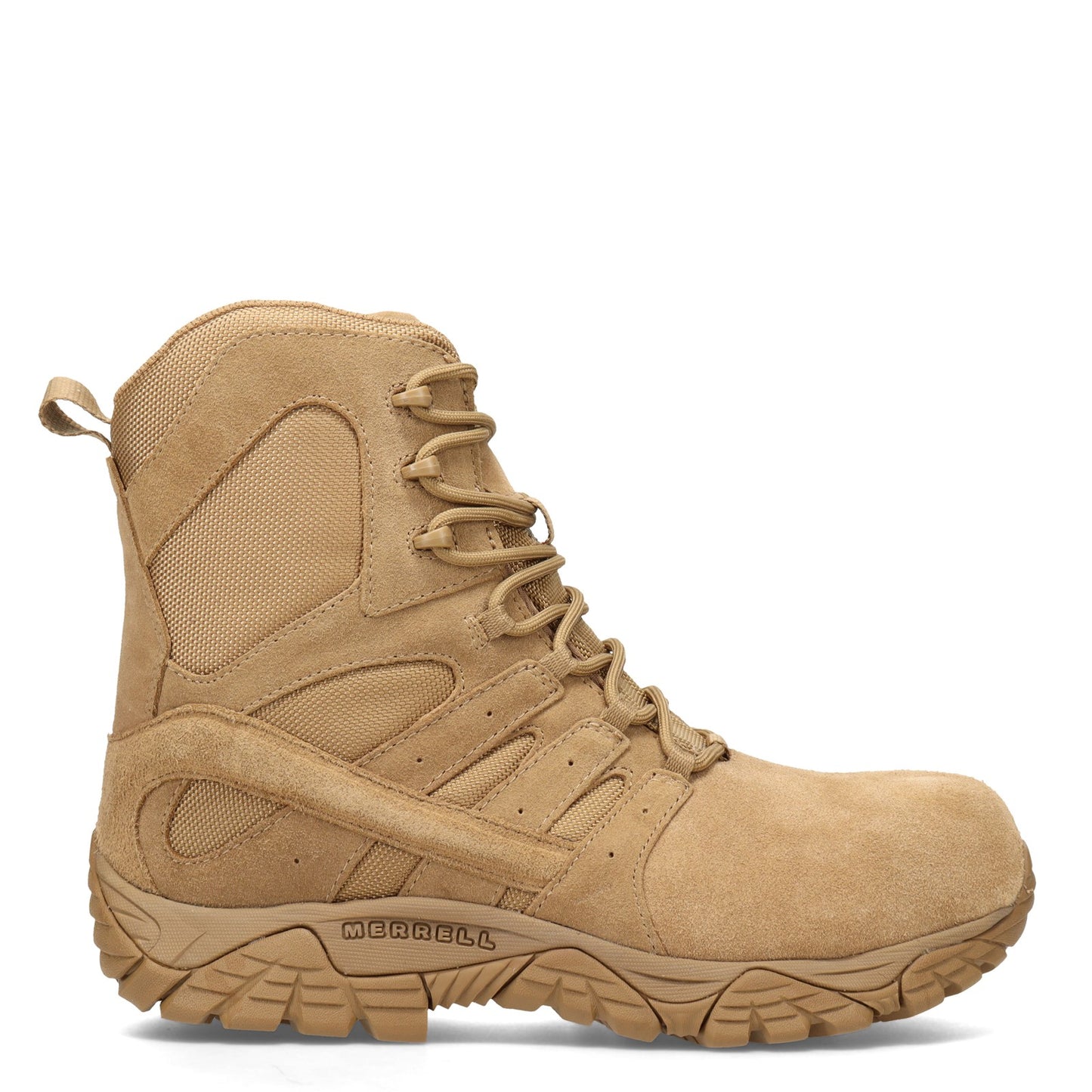Peltz Shoes  Men's Merrell Moab 2 Tactical Response 8in Boot COYOTE J099371