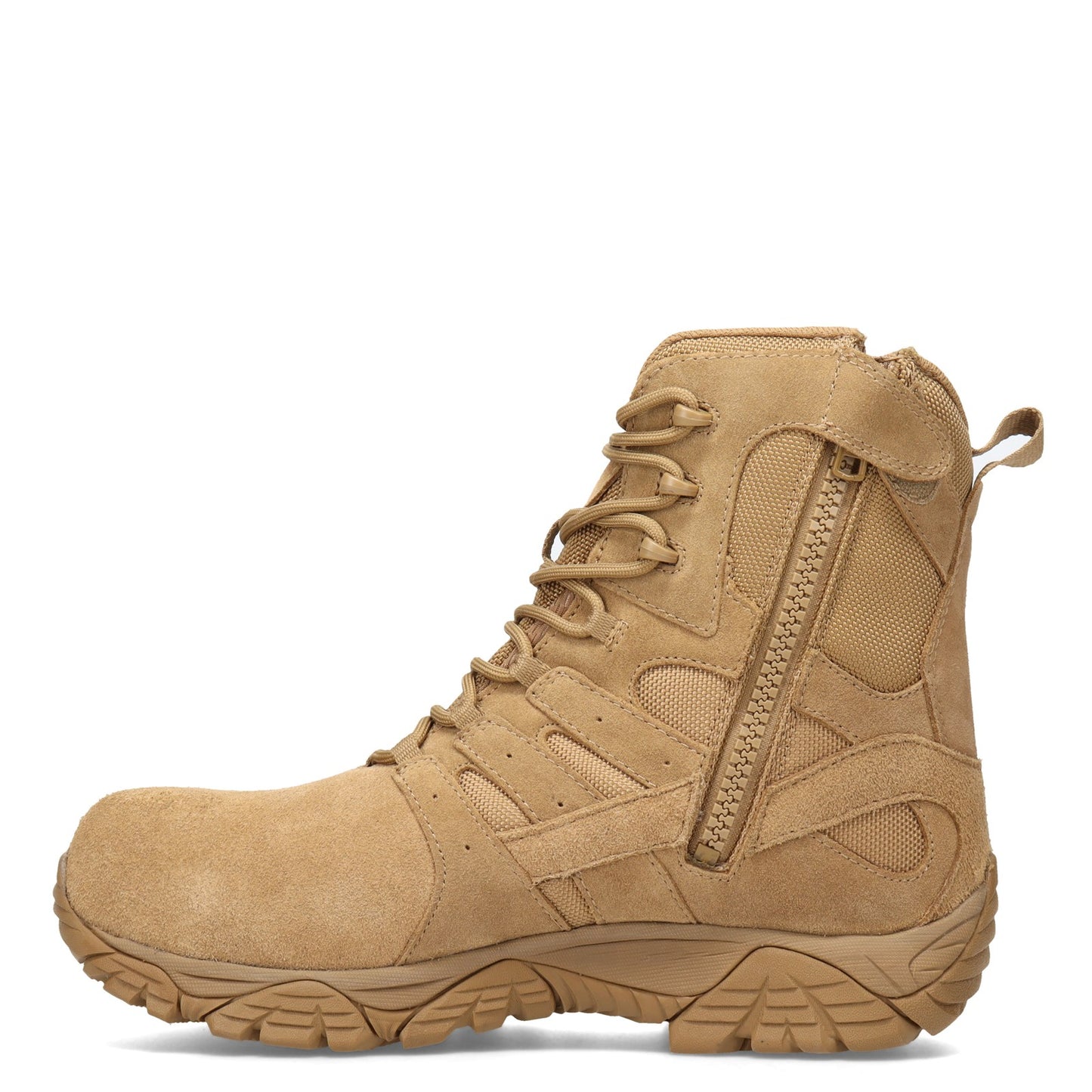 Peltz Shoes  Men's Merrell Moab 2 Tactical Response 8in Boot COYOTE J099371
