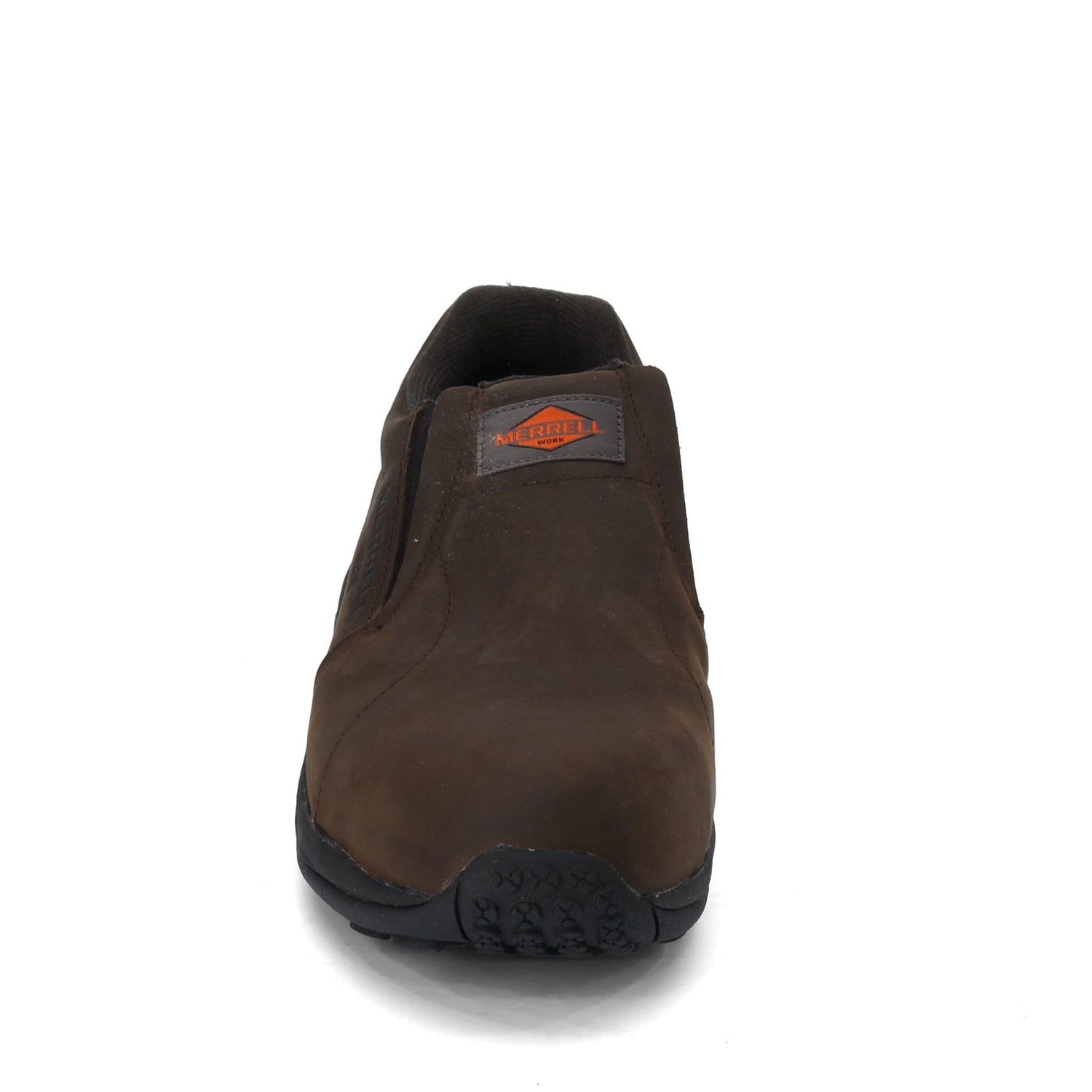 Peltz Shoes  Men's Merrell Jungle Moc Comp Toe Work Shoe - Wide Width Espresso J099381W