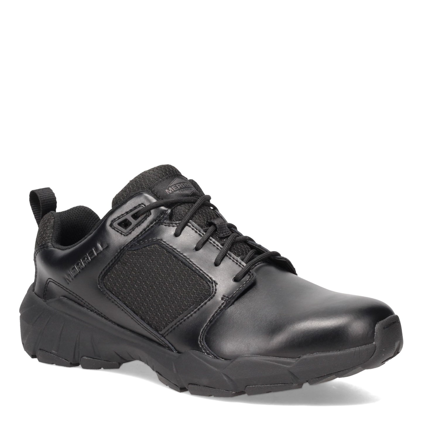 Peltz Shoes  Men's Merrell Work Fullbench Tactical Work Shoe BLACK J099437
