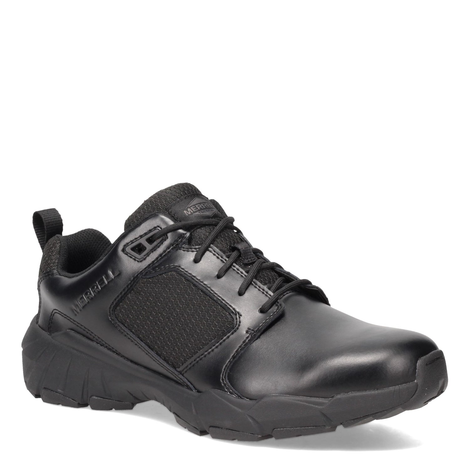Peltz Shoes  Men's Merrell Work Fullbench Tactical Work Shoe BLACK J099437
