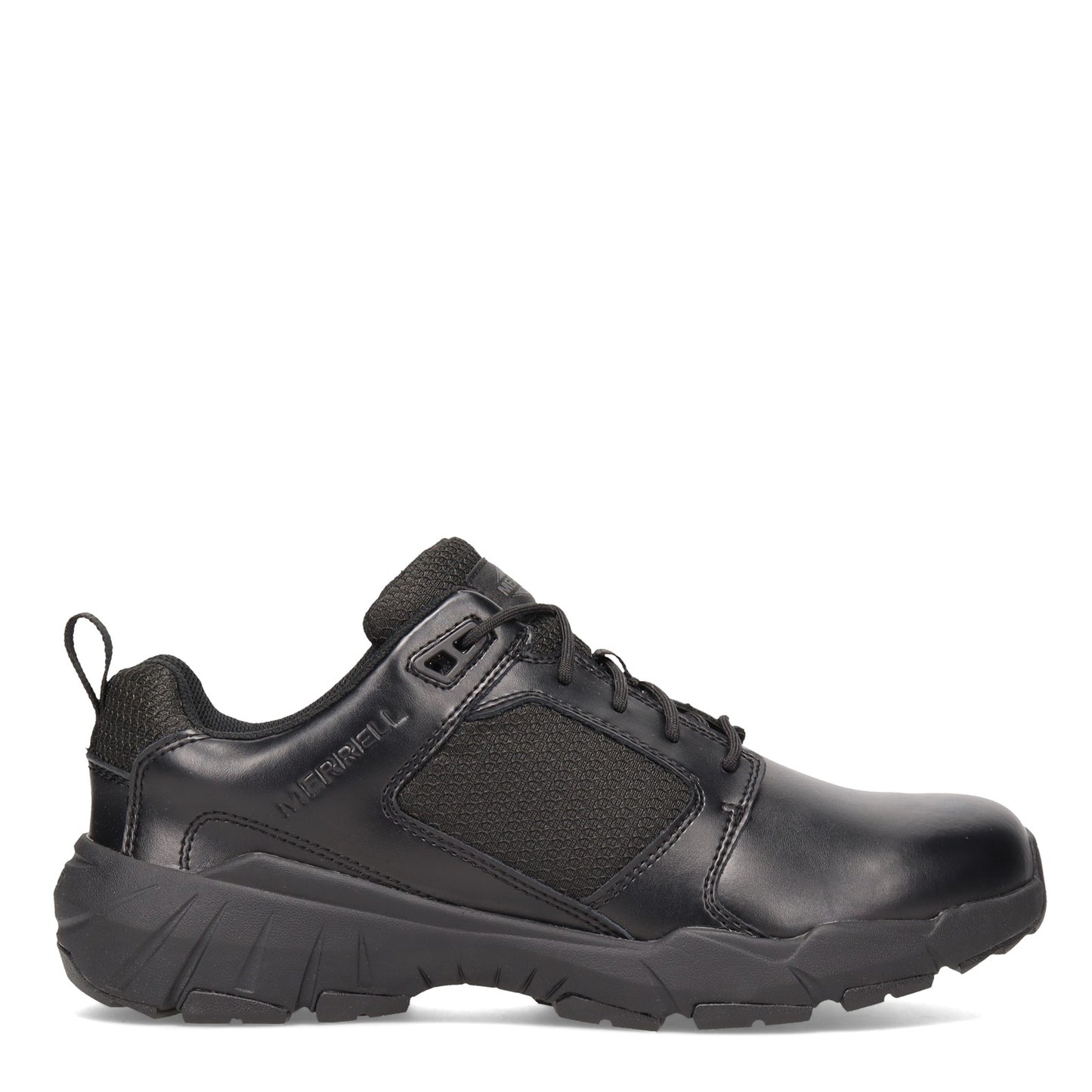 Peltz Shoes  Men's Merrell Work Fullbench Tactical Work Shoe BLACK J099437