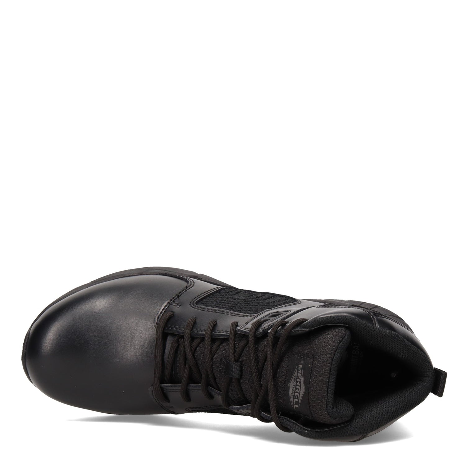 Peltz Shoes  Men's Merrell Work Fullbench Tactical Mid Work Boot BLACK J099439