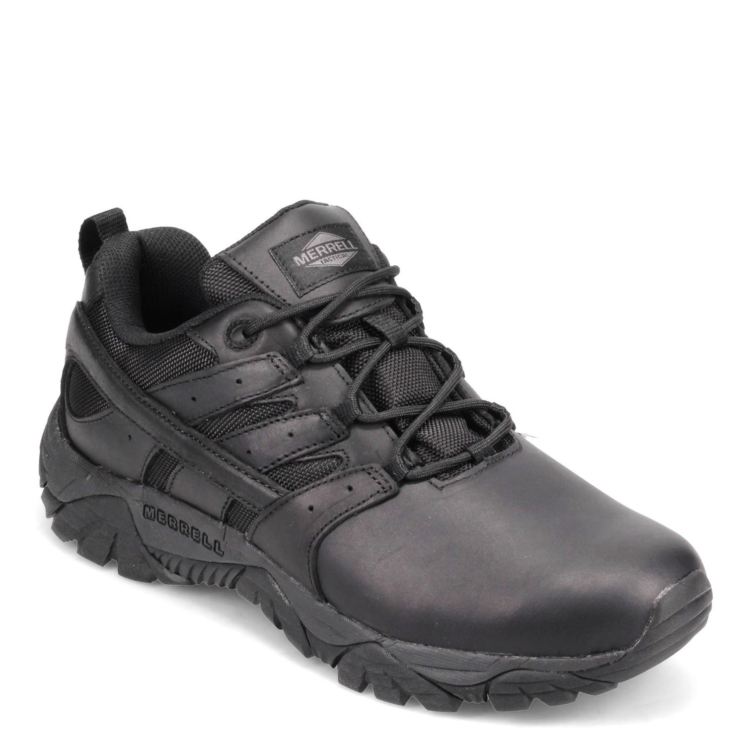 Peltz Shoes  Men's Merrell Moab 2 Tactical Response Shoe - Wide Width BLACK J099501W