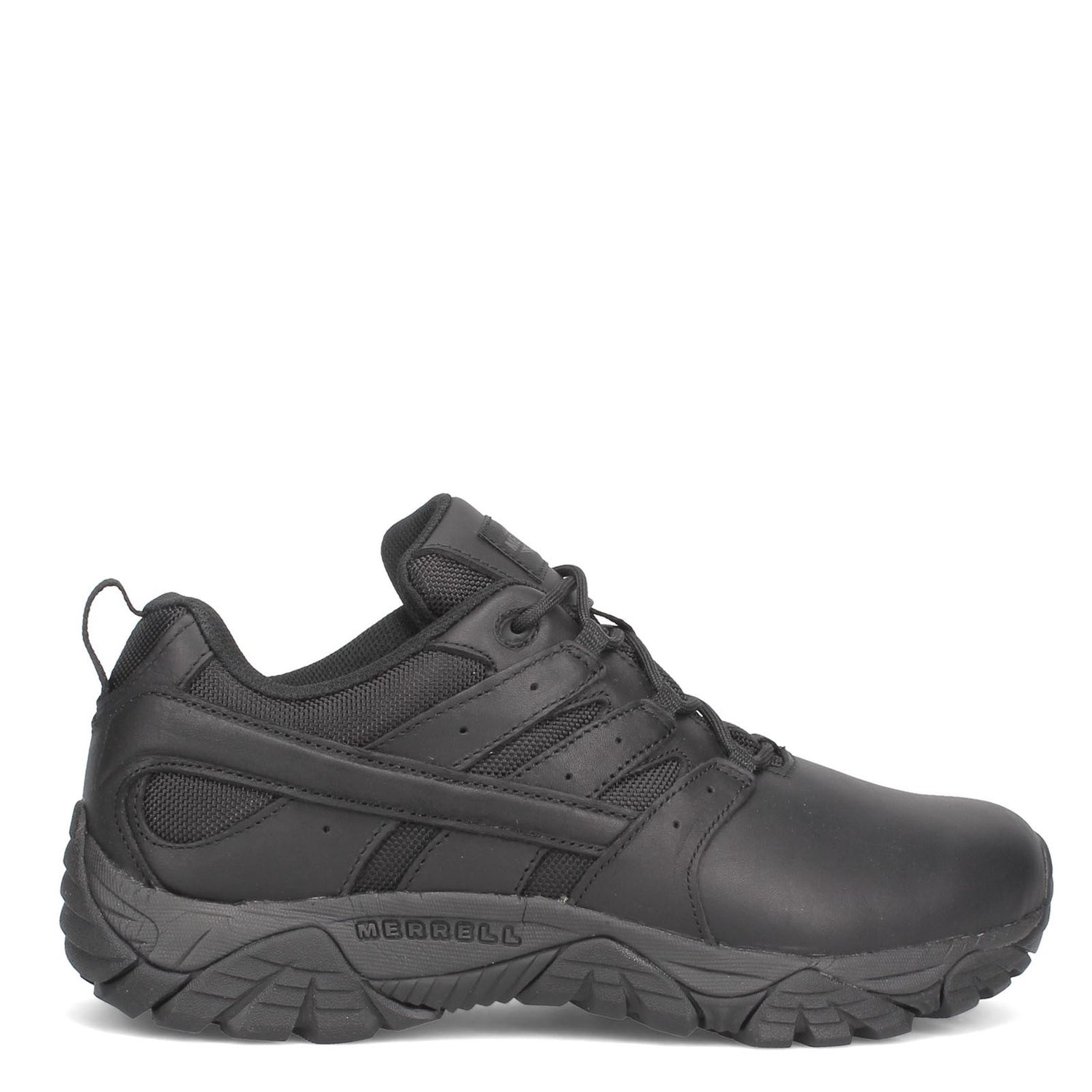 Peltz Shoes  Men's Merrell Moab 2 Tactical Response Shoe - Wide Width BLACK J099501W