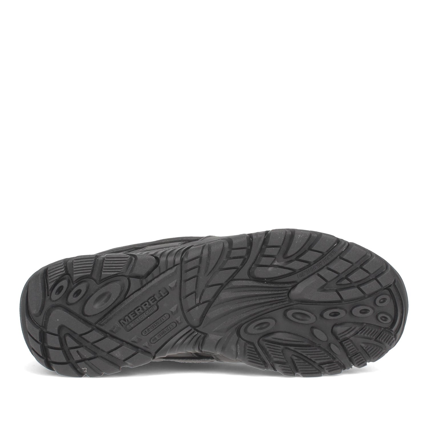 Peltz Shoes  Men's Merrell Moab 2 Tactical Response Shoe BLACK J099501