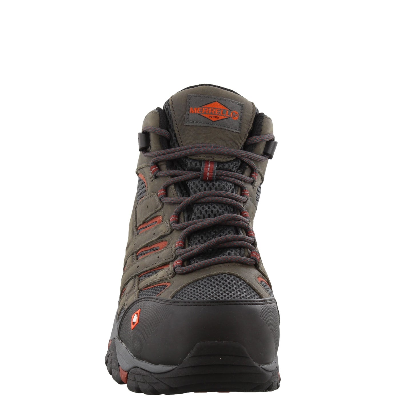 Peltz Shoes  Men's Merrell Moab Vertex Mid Waterproof Comp Toe - Wide Width PEWTER J11515W