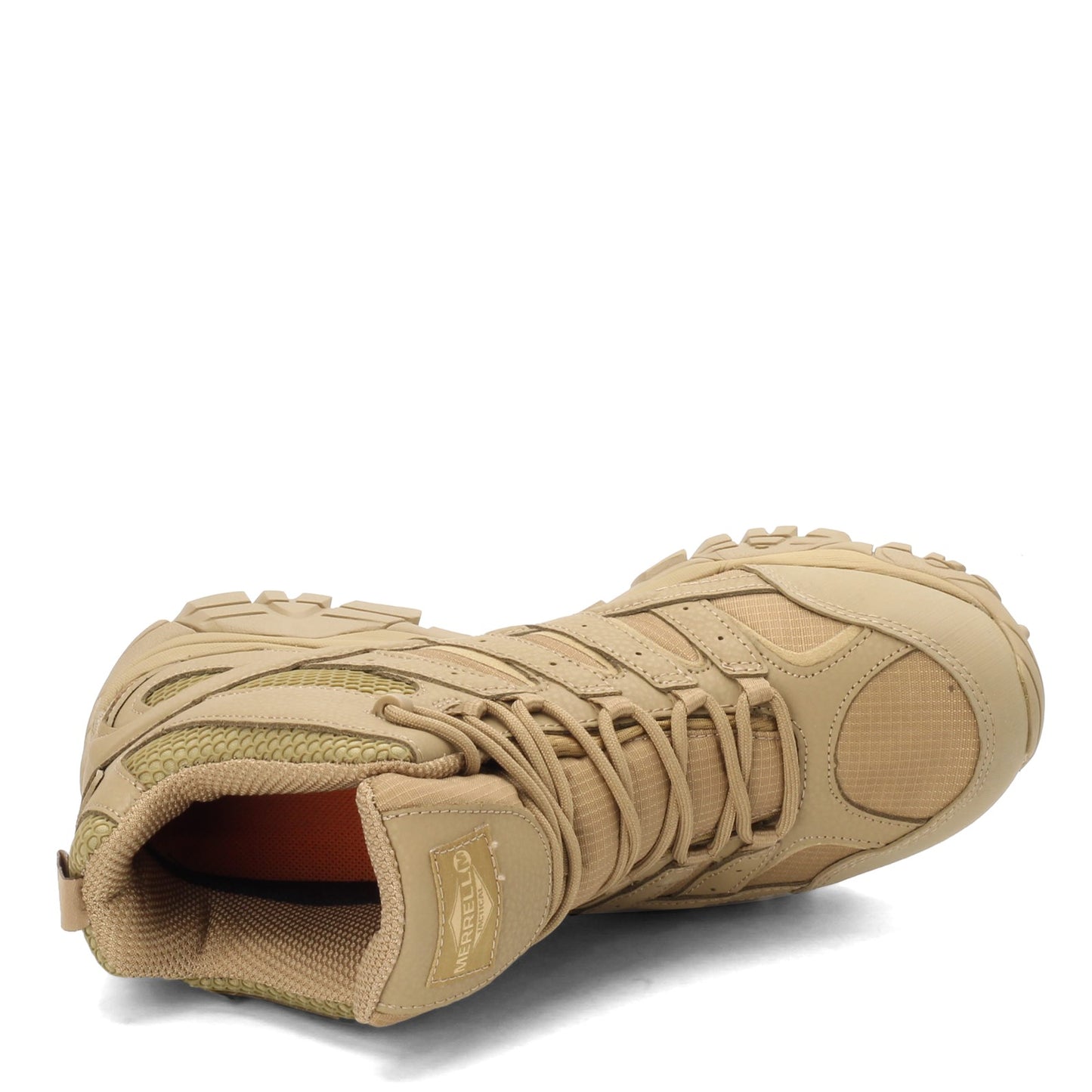 Peltz Shoes  Men's Merrell Moab 2 Mid Tactical Waterproof Boot COYOTE J15849