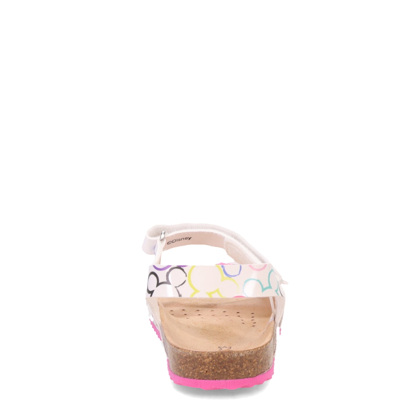 Peltz Shoes  Girl's Geox Adriel Sandal – Toddler & Little Kid White/Multicolor J158MC-000FC-C0653
