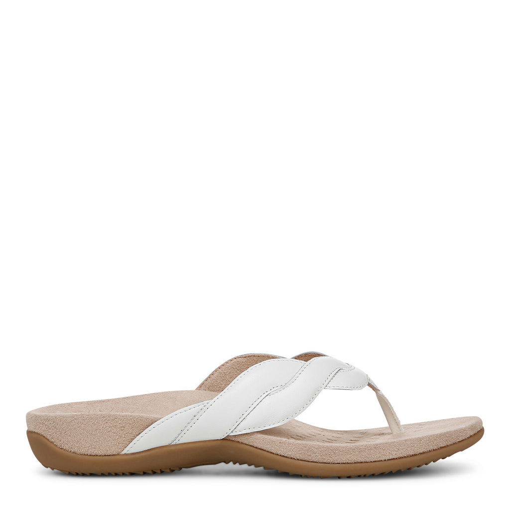 Women's Vionic Bella Braid Sandal WHITE J4526L1100