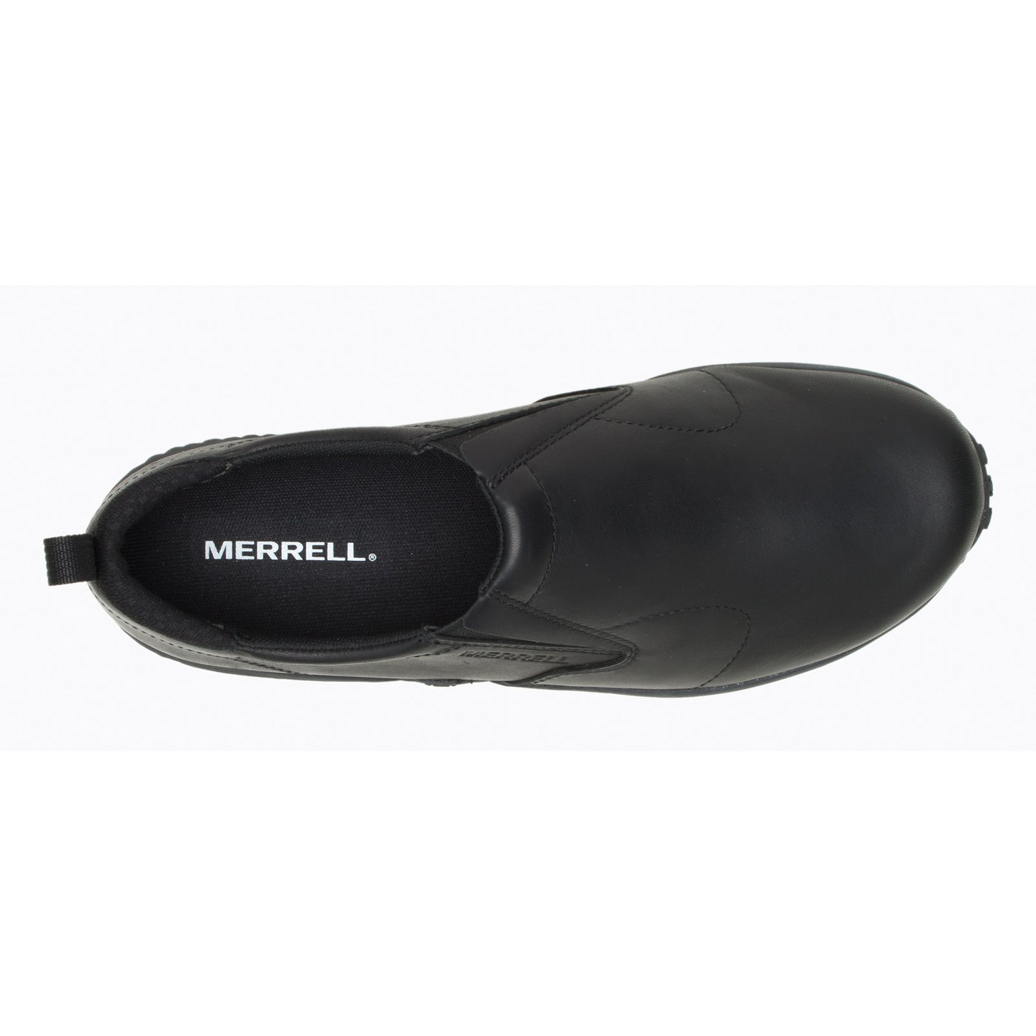 Peltz Shoes  Men's Merrell Jungle Moc AC Plus Pro Work Shoe Black J45361