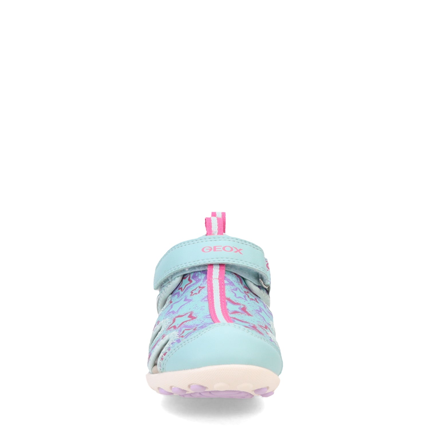 Peltz Shoes  Girl's Geox Whinberry Sandal – Toddler & Little Kid Aqua/Lilac J45GRC-0EE04-C4A8R
