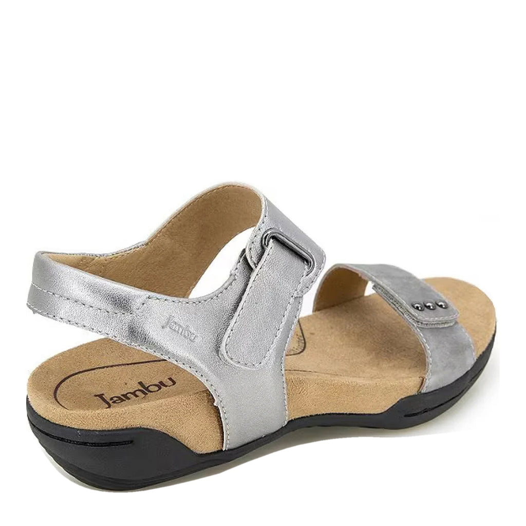 Women's Jambu Morgan Sandal - Wide Width GUN METAL J4MOR56W