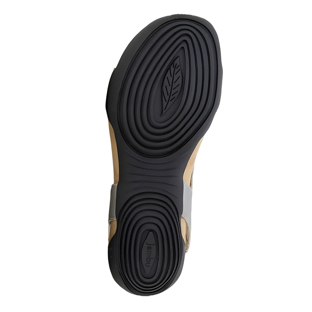Women's Jambu Morgan Sandal - Wide Width GUN METAL J4MOR56W
