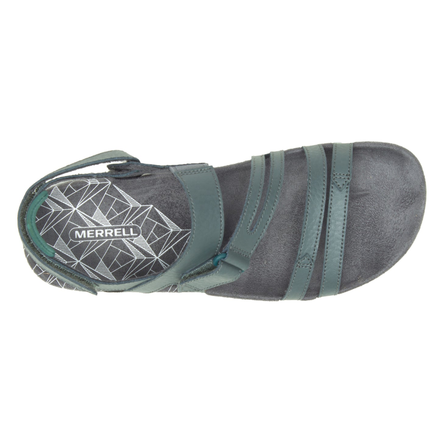 Peltz Shoes  Women's Merrell Sandspur Rose Convert Sandal GRANITE J5005934