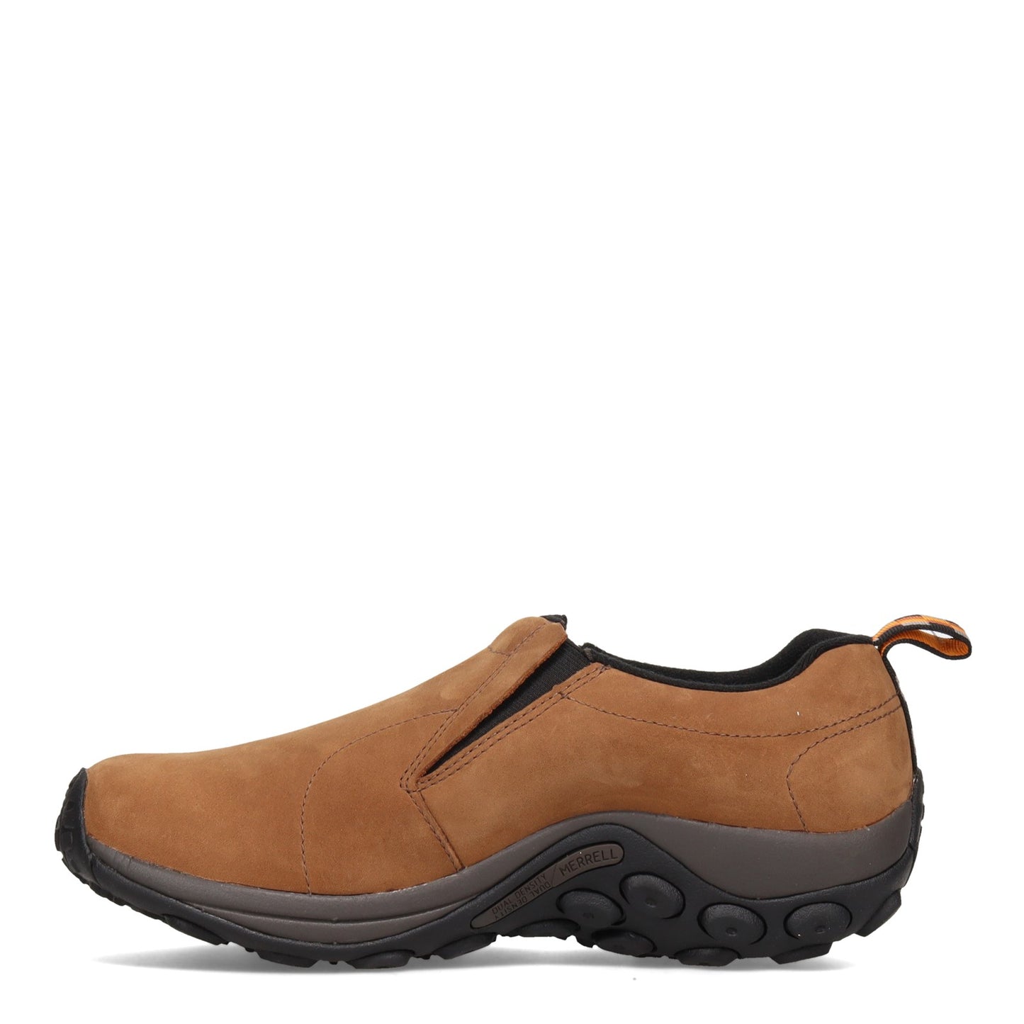 Peltz Shoes  Men's Merrell Jungle Moc Waterproof Slip-On - Wide Width BROWN NUBUCK J52927W