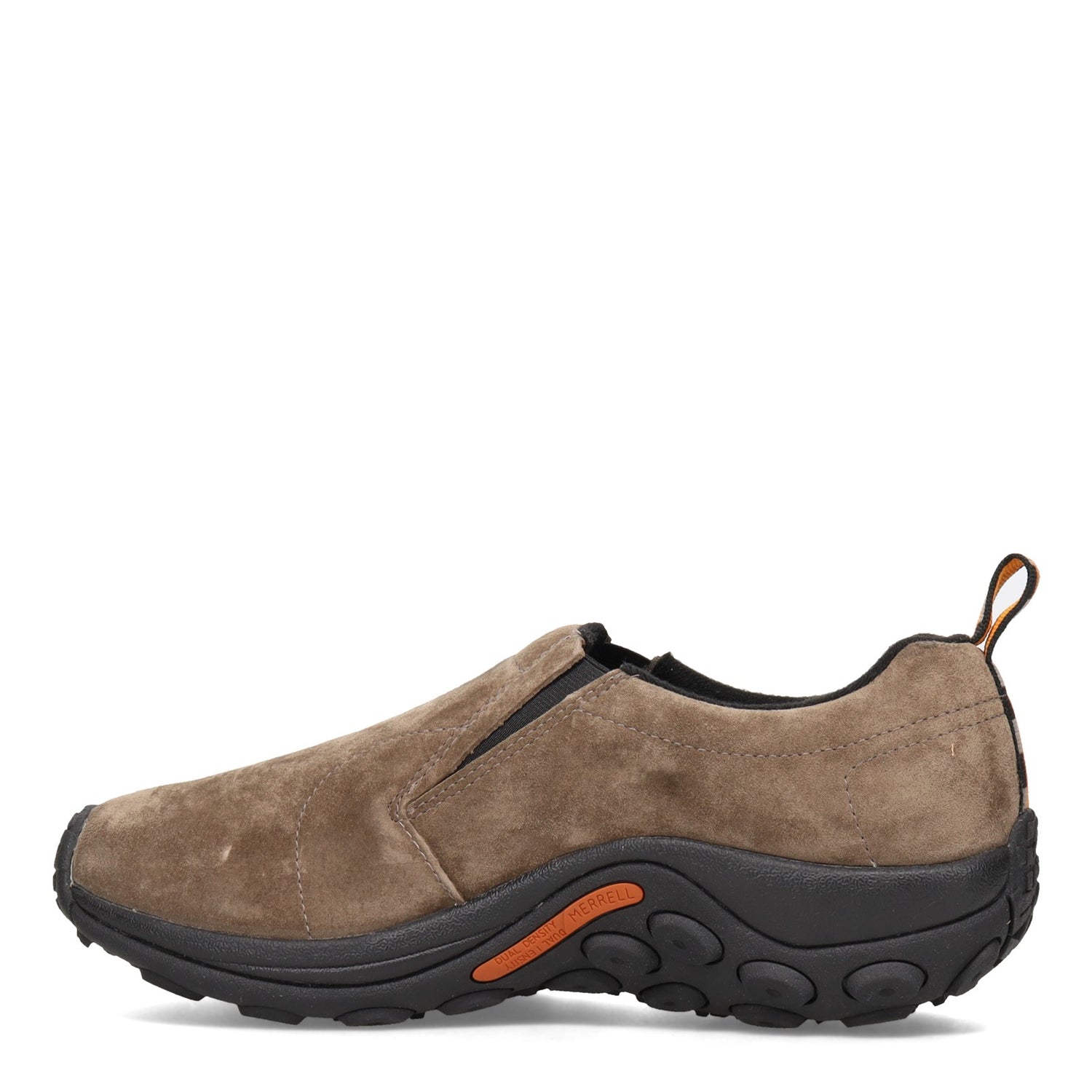 Peltz Shoes  Men's Merrell Jungle Moc Waterproof Slip-On - Wide Width GUNSMOKE J52931W