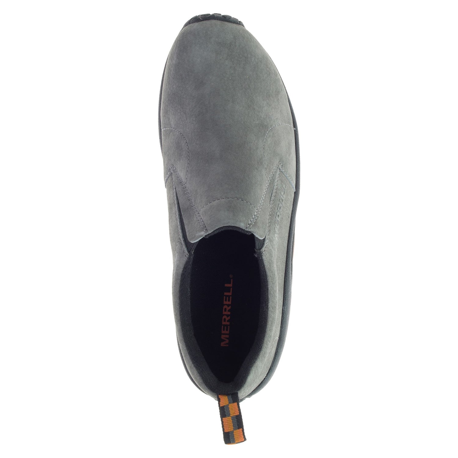 Peltz Shoes  Men's Merrell Jungle Moc Slip-On PEWTER J60805