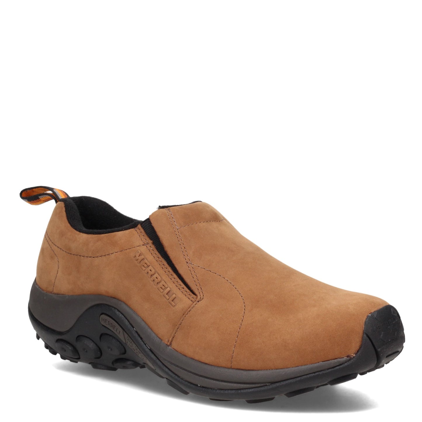 Peltz Shoes  Men's Merrell Jungle Moc Slip-On - Wide Width BROWN J63839W