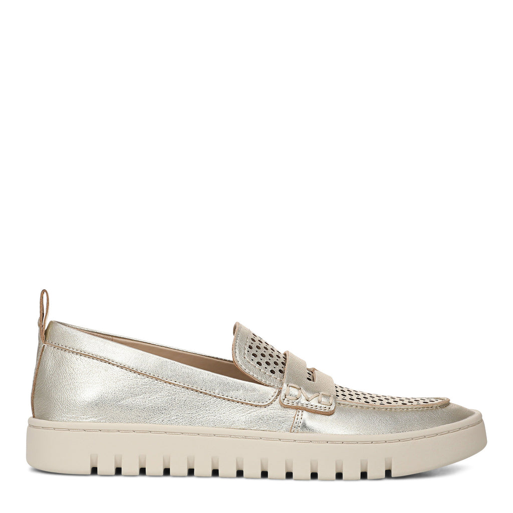 Women's Vionic Uptown Perf Loafer GOLD LEATHER J7559L2700