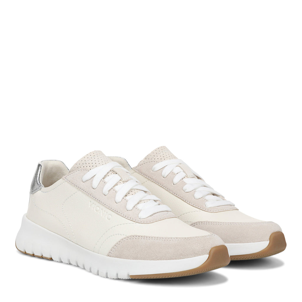 Women's Vionic Uptown Lace-Up Sneaker IVORY / SILVER J7704L5101