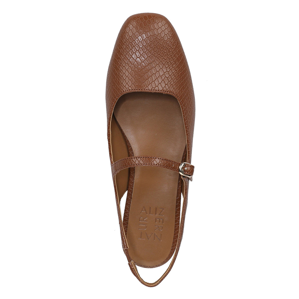 Women's Naturalizer Anikka Mary Jane Flat WALNUT SNAKE J7817S4200