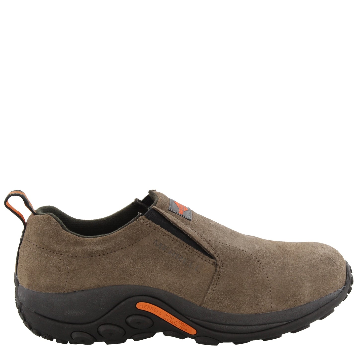 Peltz Shoes  Men's Merrell Jungle Moc Alloy Toe Work Shoe GUNSMOKE J85775