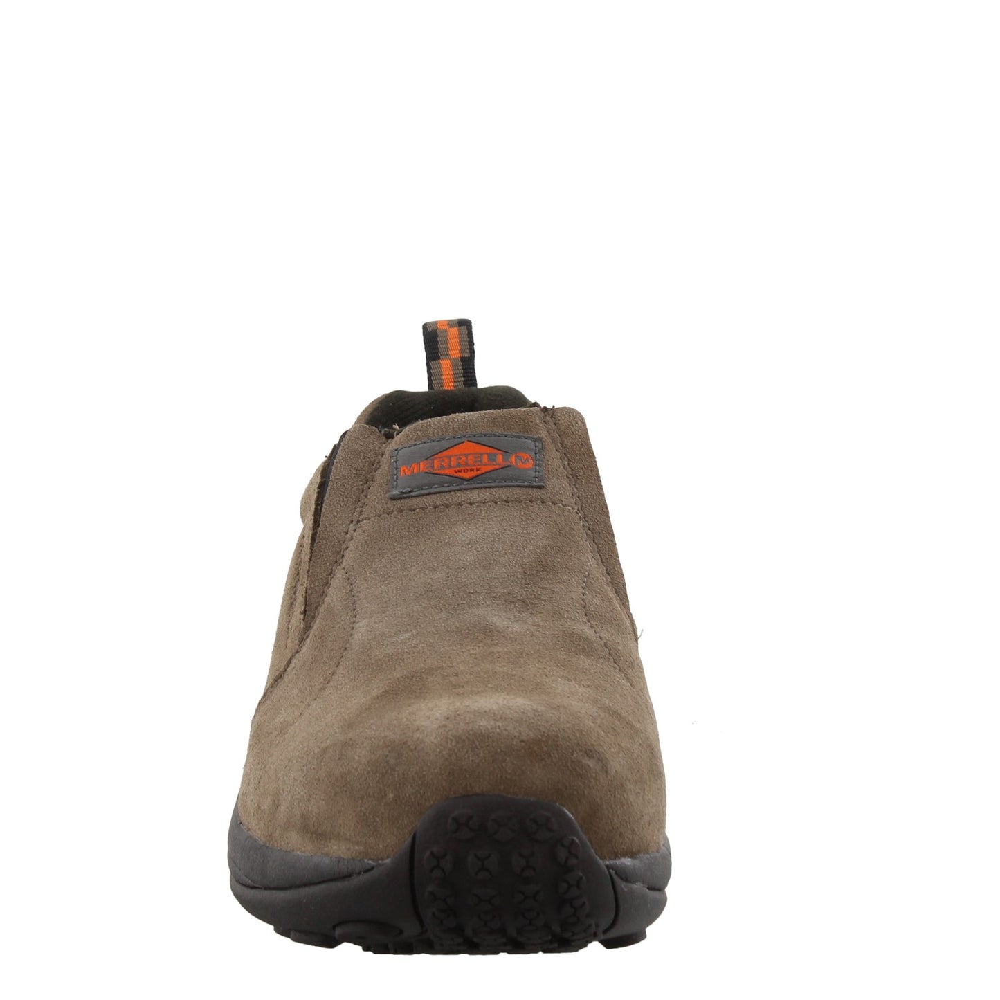 Peltz Shoes  Men's Merrell Jungle Moc Alloy Toe Work Shoe GUNSMOKE J85775