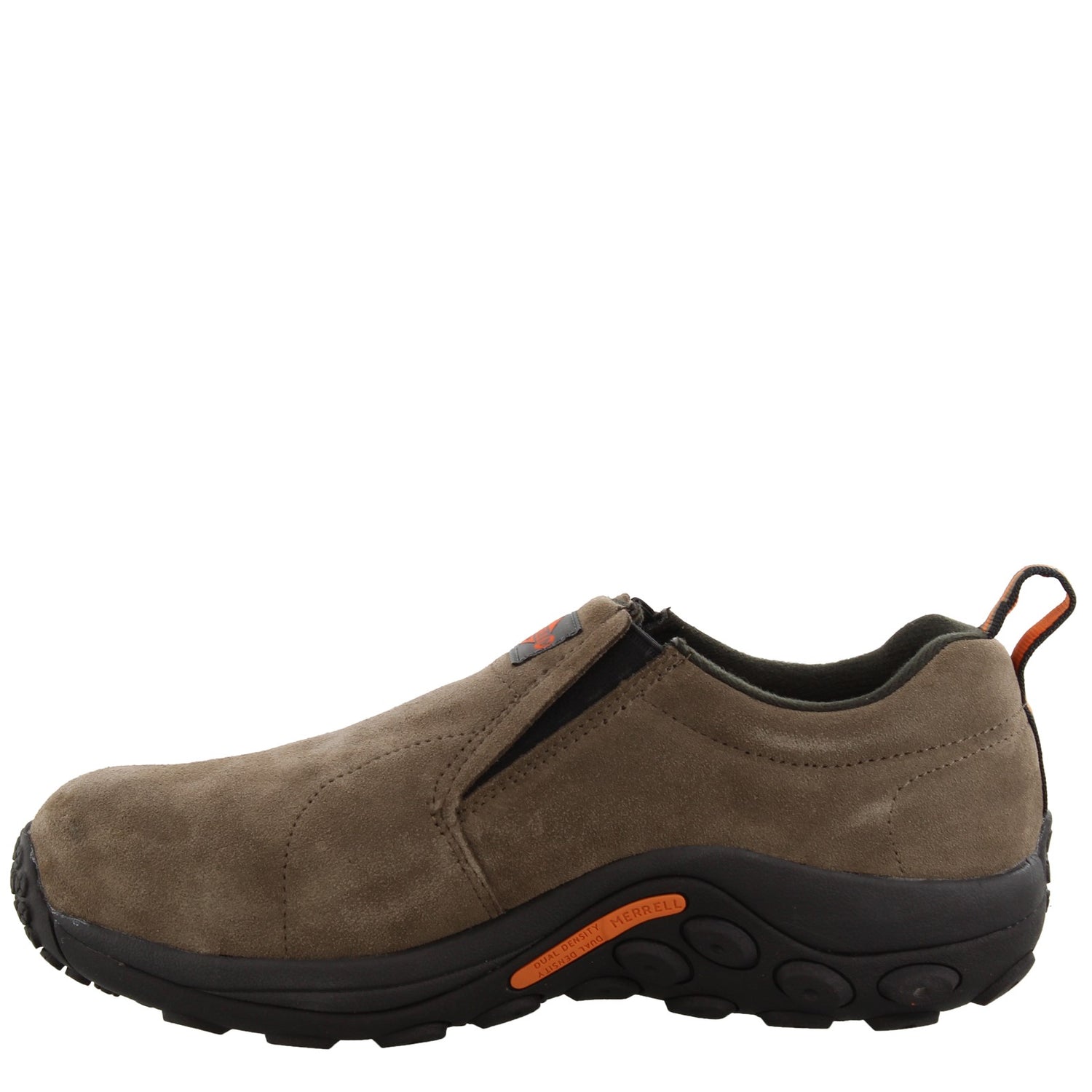 Peltz Shoes  Men's Merrell Jungle Moc Alloy Toe Work Shoe GUNSMOKE J85775