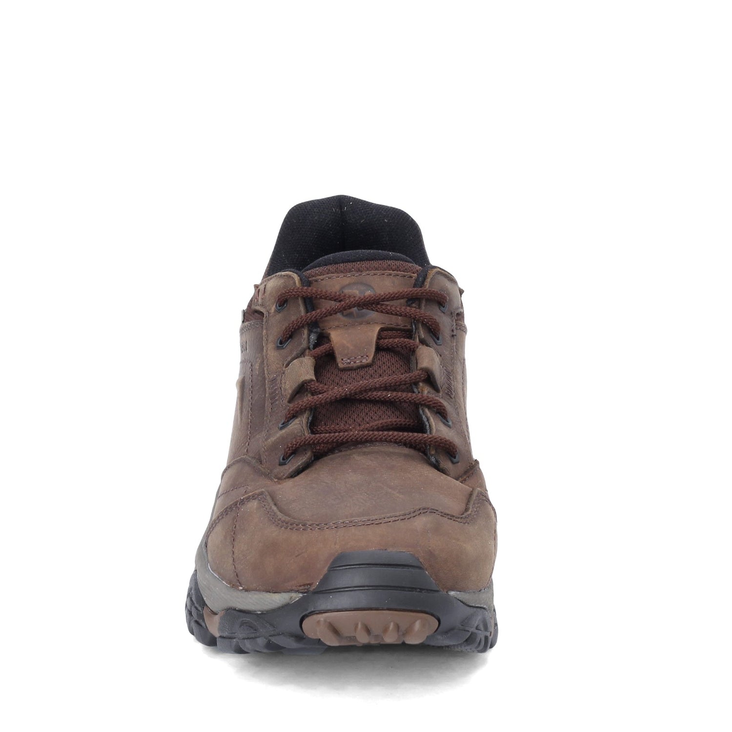 Peltz Shoes  Men's Merrell Moab Adventure Lace Waterproof Hiking Shoe - Wide Width EARTH J91825W