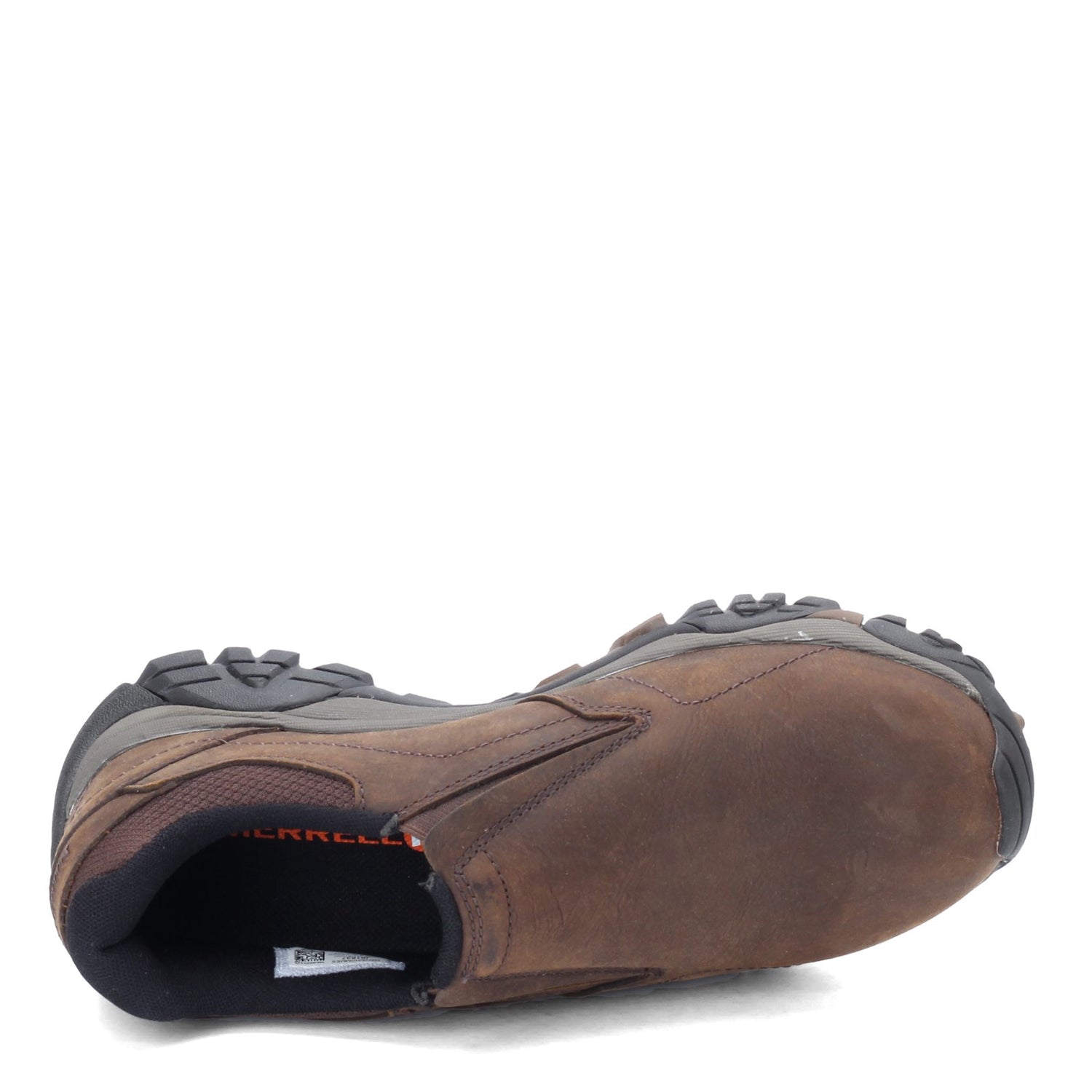 Peltz Shoes  Men's Merrell Moab Adventure Moc Slip-On - Wide Width DARK EARTH J91837W
