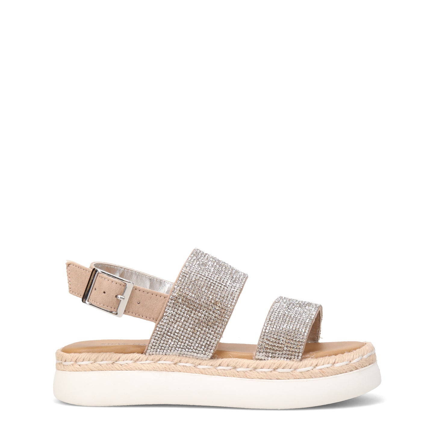 Peltz Shoes  Girl's Steve Madden J Alaina Sandal - Little Kid & Big Kid TAN GOLD JALIANA-997