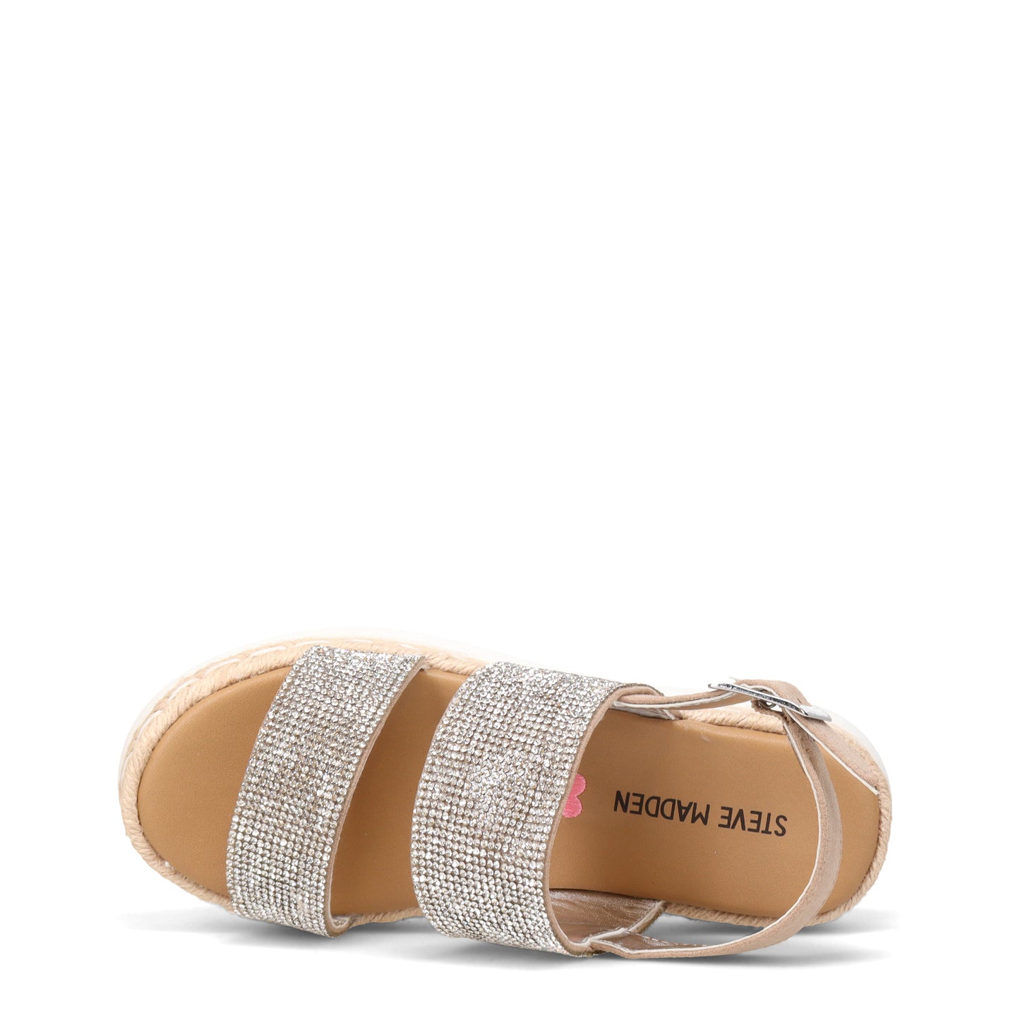 Peltz Shoes  Girl's Steve Madden J Alaina Sandal - Little Kid & Big Kid TAN GOLD JALIANA-997