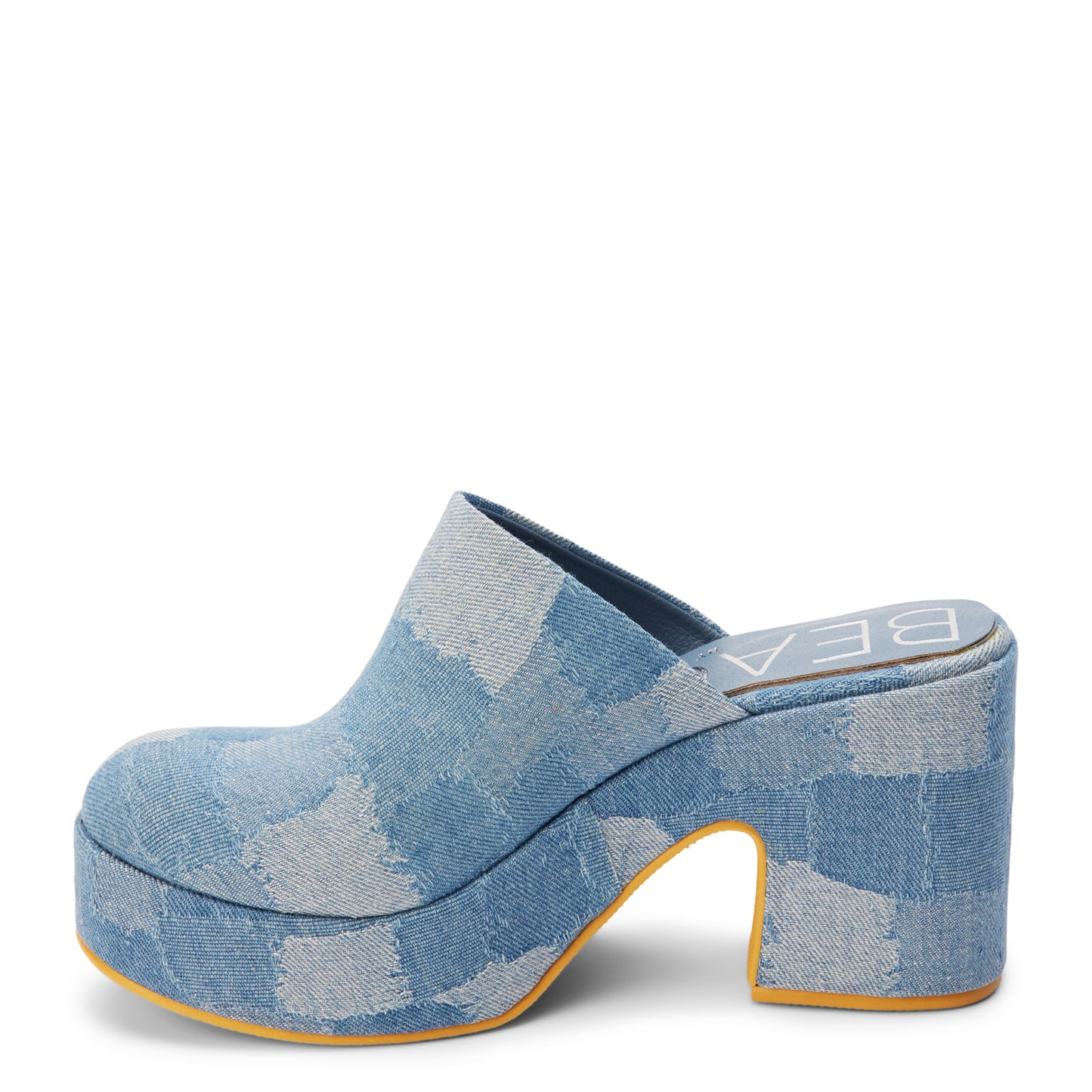 Peltz Shoes  Women's Beach by Matisse Jayde Clog Blue Denim Colored JAYDE-BLUEDE