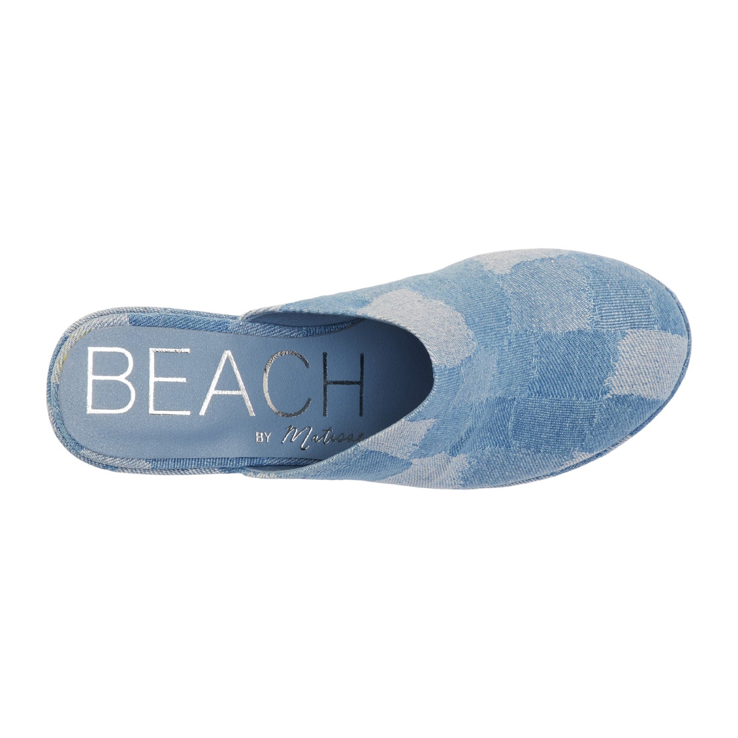 Peltz Shoes  Women's Beach by Matisse Jayde Clog Blue Denim Colored JAYDE-BLUEDE