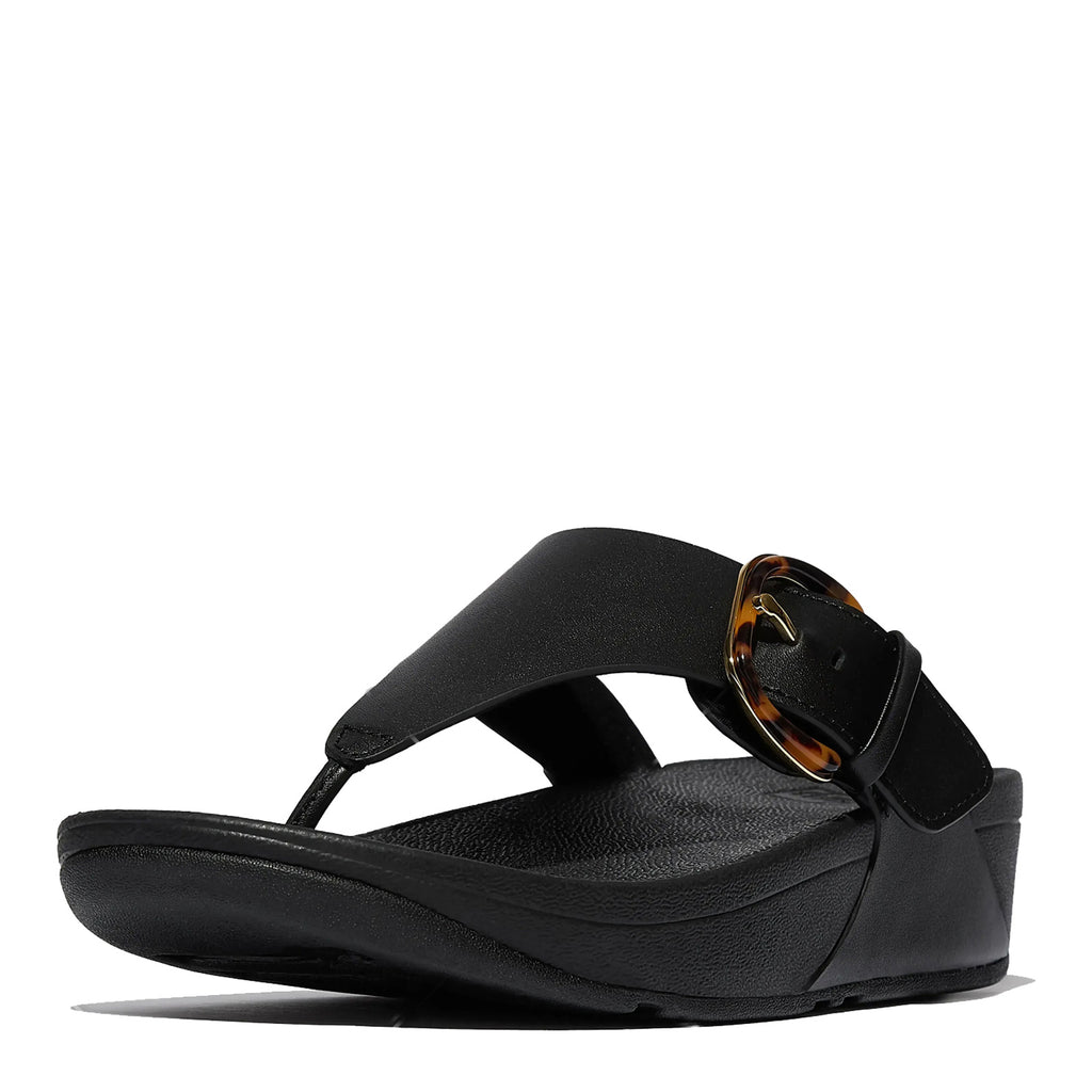 Women's FitFlop, Lulu Resin Buckle Thong Sandal
