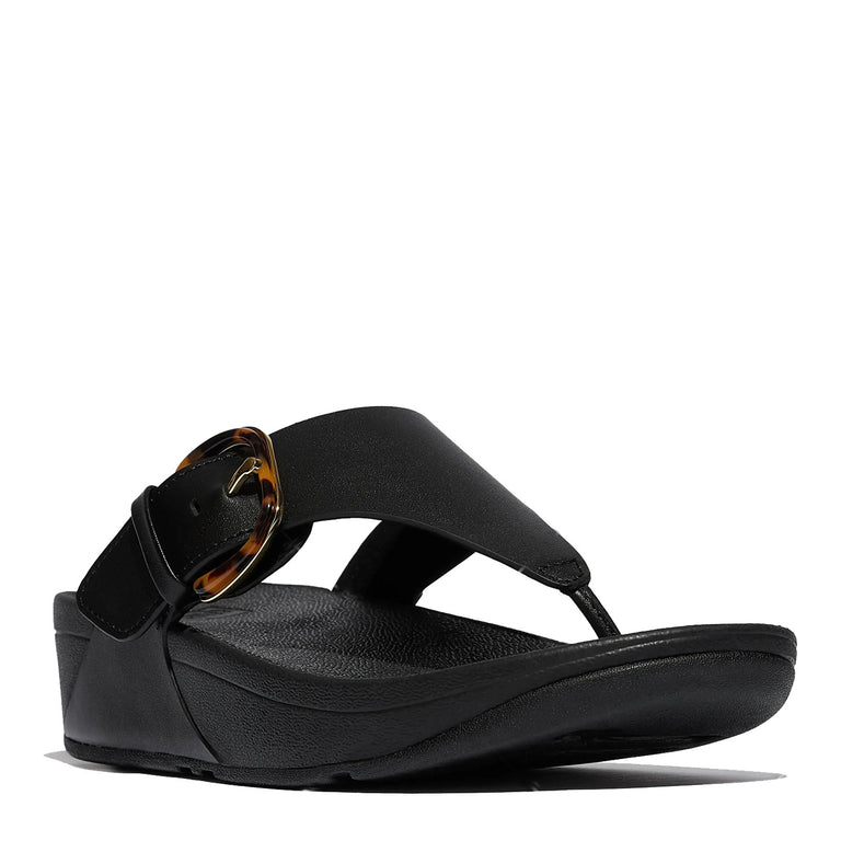 Women's FitFlop, Lulu Resin Buckle Thong Sandal