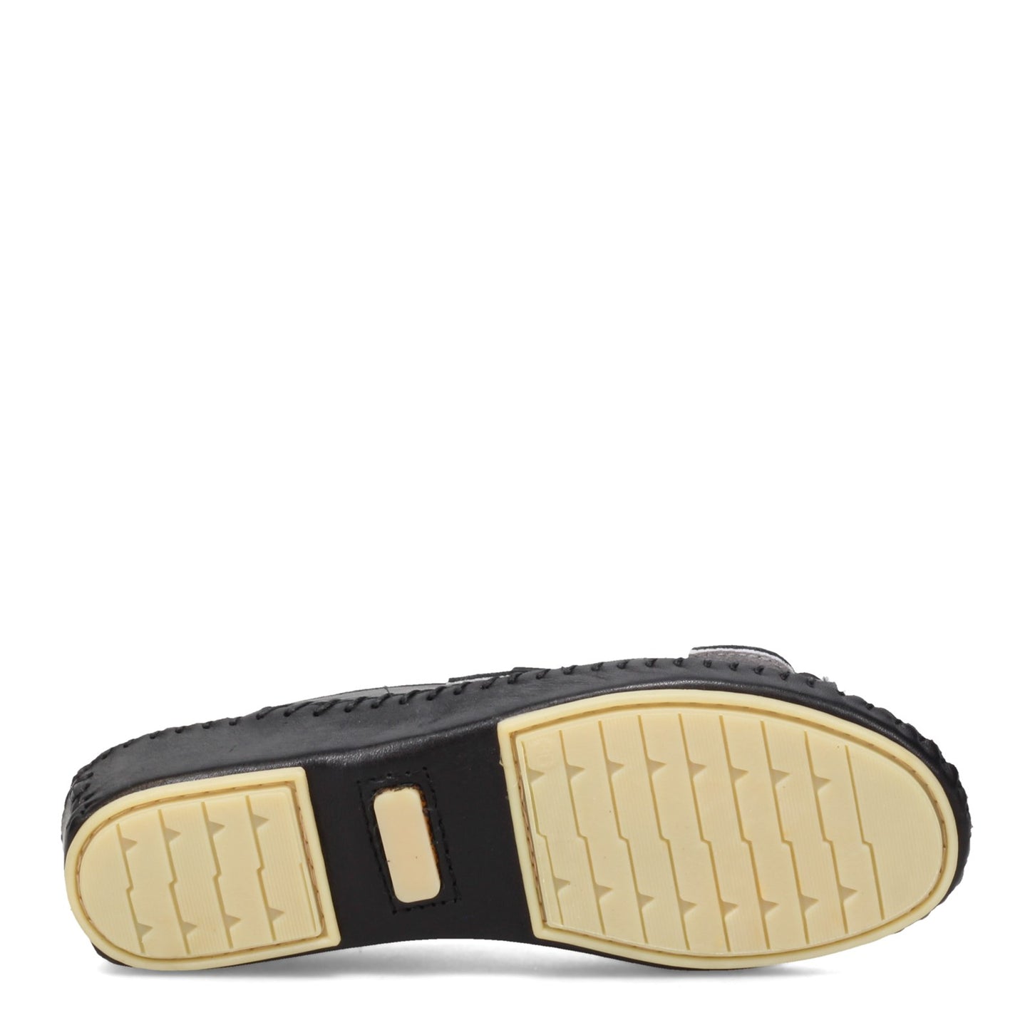 Peltz Shoes  Women's La Plume Jen Sandal BLACK LEATHER JEN-BLACK LEA