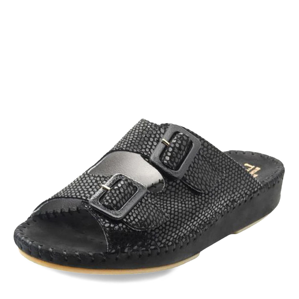 Women's La Plume Jen Sandal BLACK SNAKE JEN-BLACKSNAKE